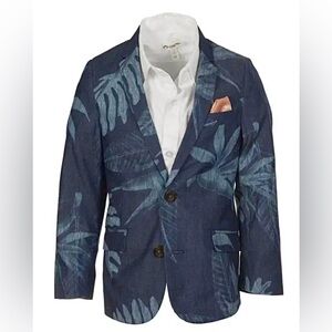 APPAMAN boys tropical sports jacket- size 8- EUC like new